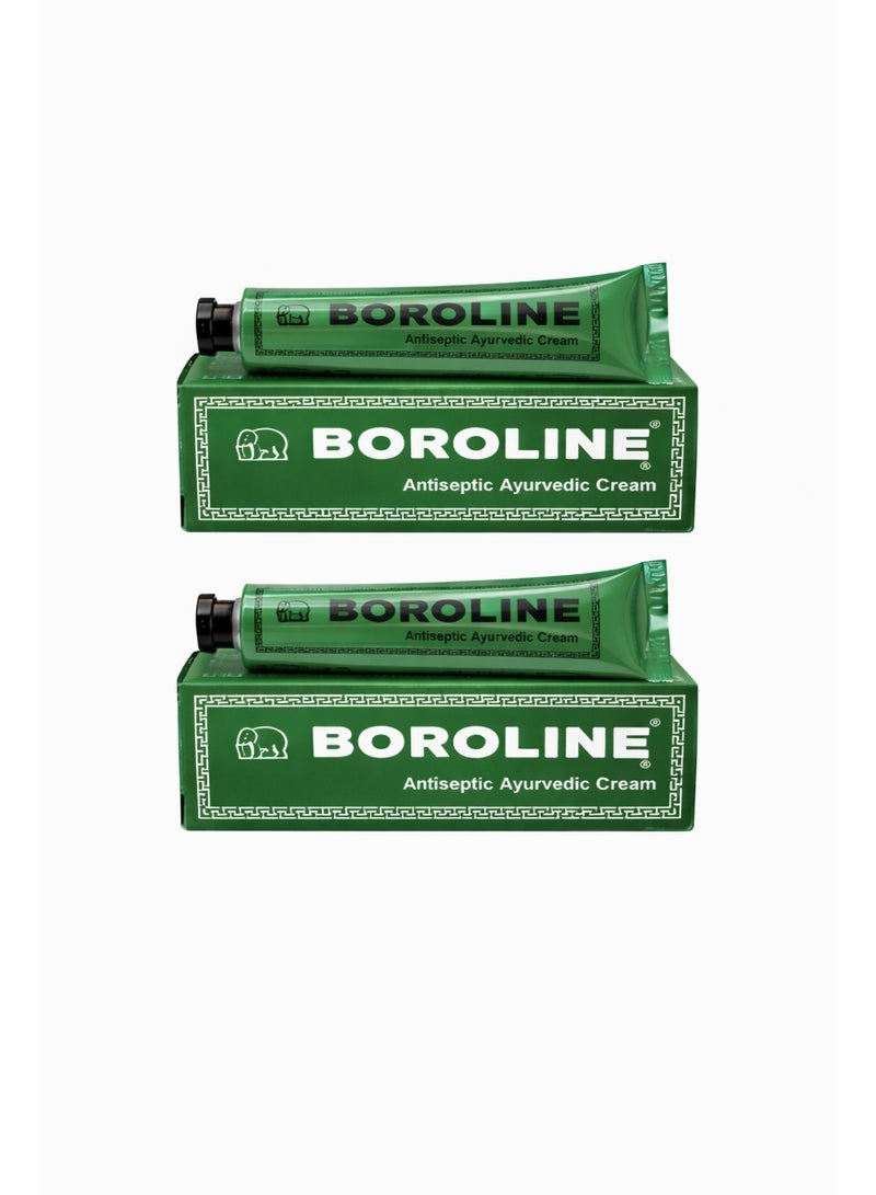 Boroline Antiseptic Ayurvedic Cream 19g (Pack of 2) – Multi-Purpose Moisturizing & Healing Cream for Dry Skin, Lips, Cuts & Minor Burns | Trusted Since 1929 - Image 1